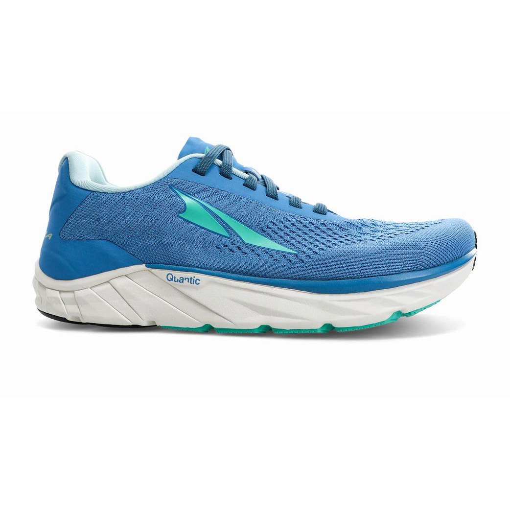 Altra Laufschuhe Damen - Torin 4.5 Plush - Blau/Weiß 528XMJEWR